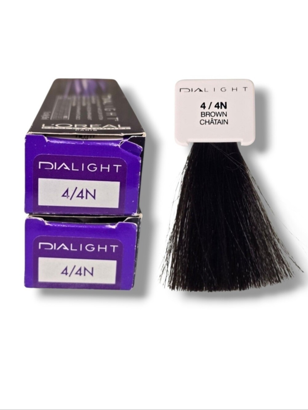 L'Oreal Professionnel DIALight 2 Tubes Ammonia-Free 4/4N Brown